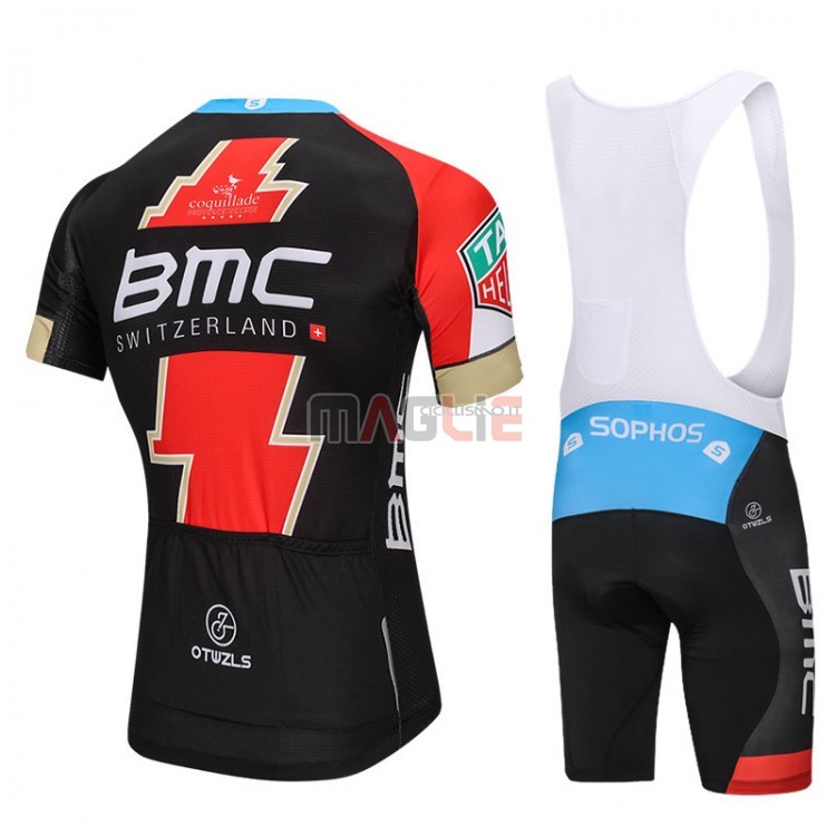 Maglia BMC Manica Corta 2018 Nero e Rosso - Clicca l'immagine per chiudere